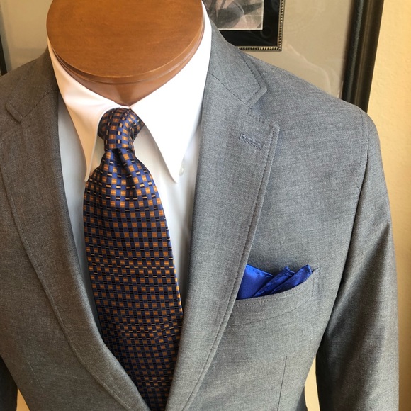 Banana Republic Other - Banana Republic Blue Gray All Cotton Jacket 38R